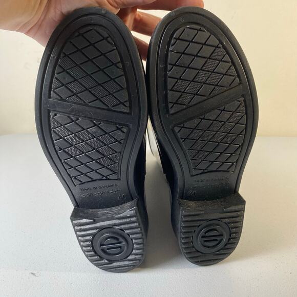 RED Valentino Women's EU 40 / US 10 Designer Black Rubber Rain Boots NO INSOLES - Picture 8 of 16